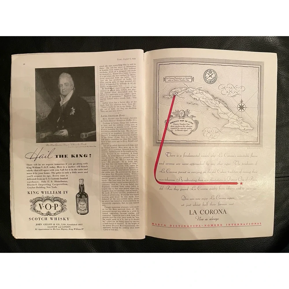 Time Magazine August 6 1934 Vol XXIV Number 6 Economics Minister Hjalmar Schacht